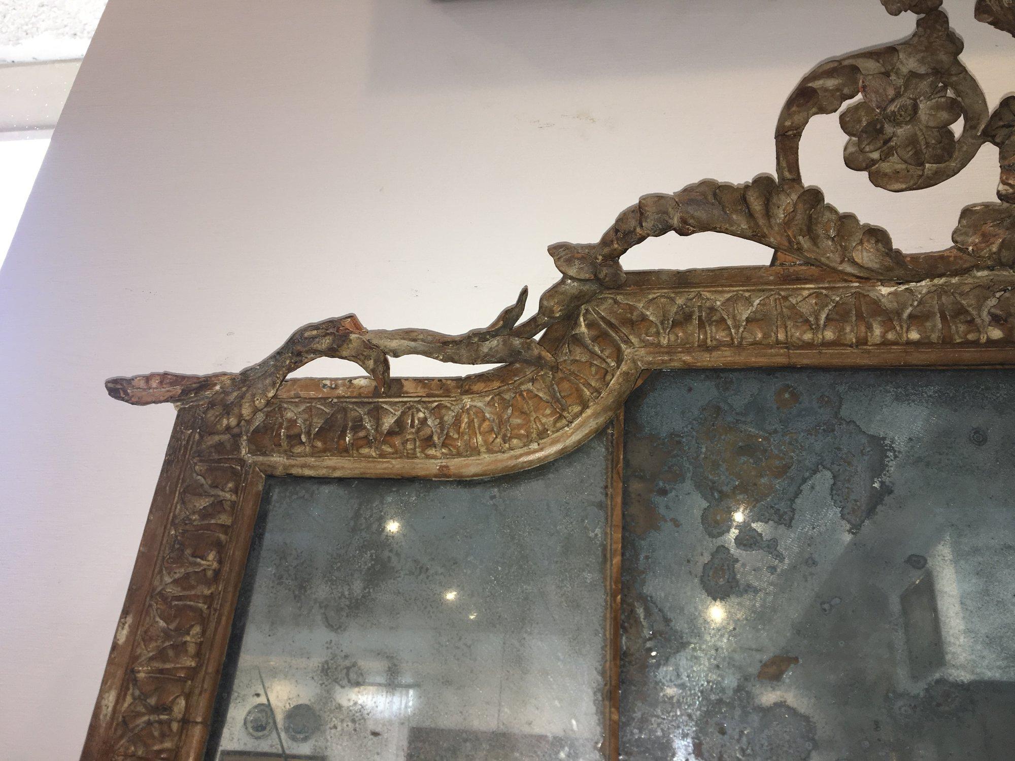 Carved Stunning George II Mirror or Overmantel Mirror, circa 1750