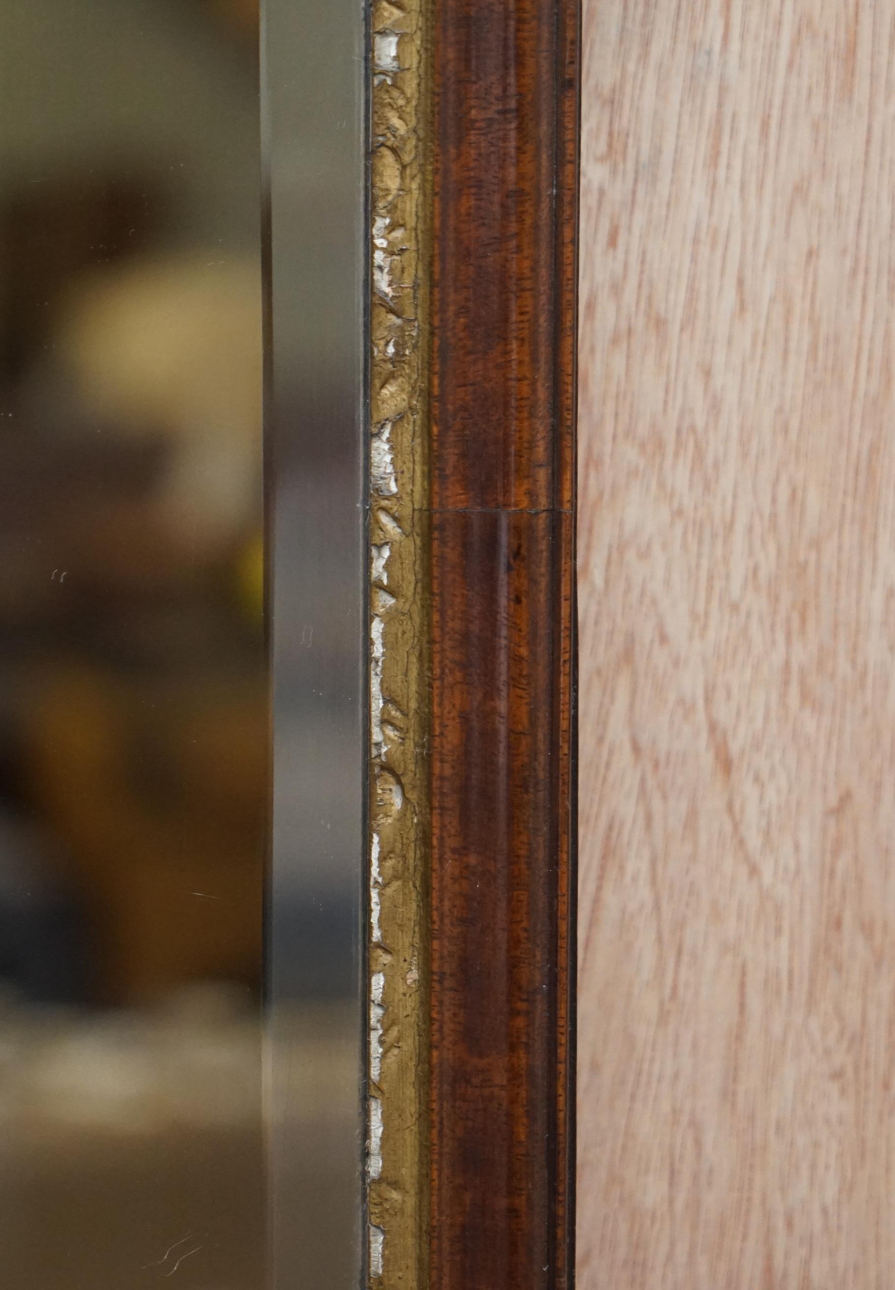 Stunning Georgian circa 1760 Thomas Chippendale Phoenix Mirror Giltwood Walnut 5