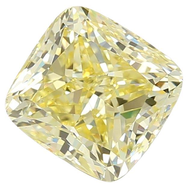 STUNNING GIA Certified 5 Carat Fancy Intense Borderline Vivid Yellow Diamond