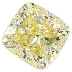 STUNNING GIA Certified 5 Carat Fancy Intense Borderline Vivid Yellow Diamond