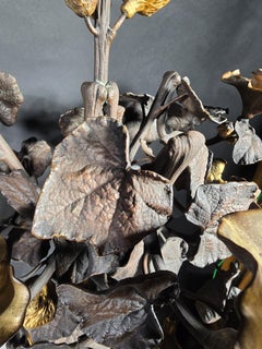 Stunning Gilt Bronze Vases with Flowers, Possibly Italian from the 19th Century