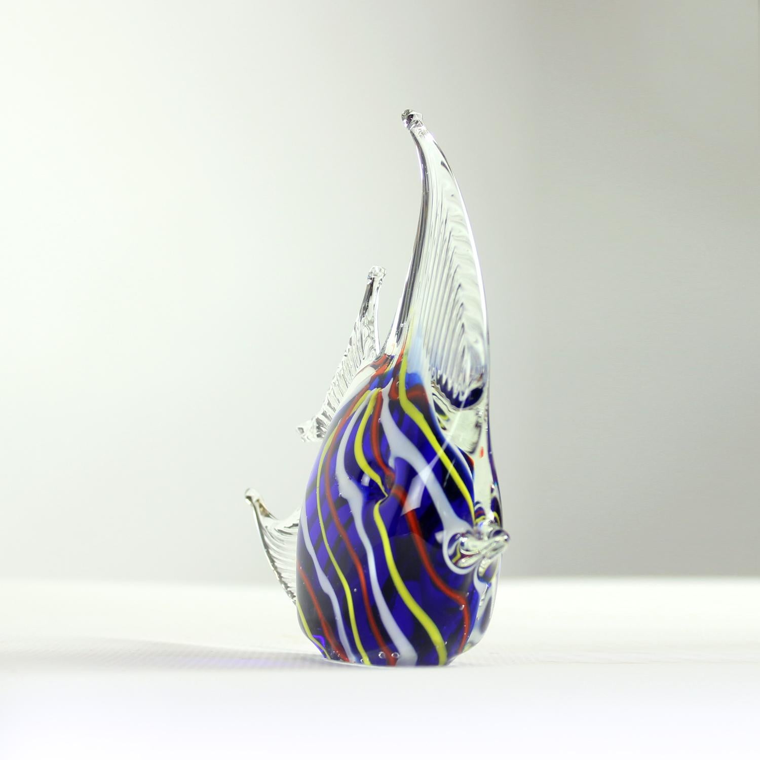 Superbe statue de poissons en verre, Tchécoslovaquie, années 1960 en vente 4