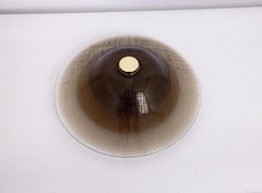 Stunning Glass Flushmount by Peill & Putzler, Germany, 1970s