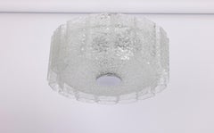 Stunning Glass Tubes Flushmount by Doria, Germany, 1960s