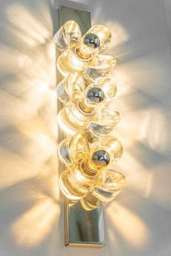 1 des 3 superbes murs en verre de Sische, Allemagne, 1970