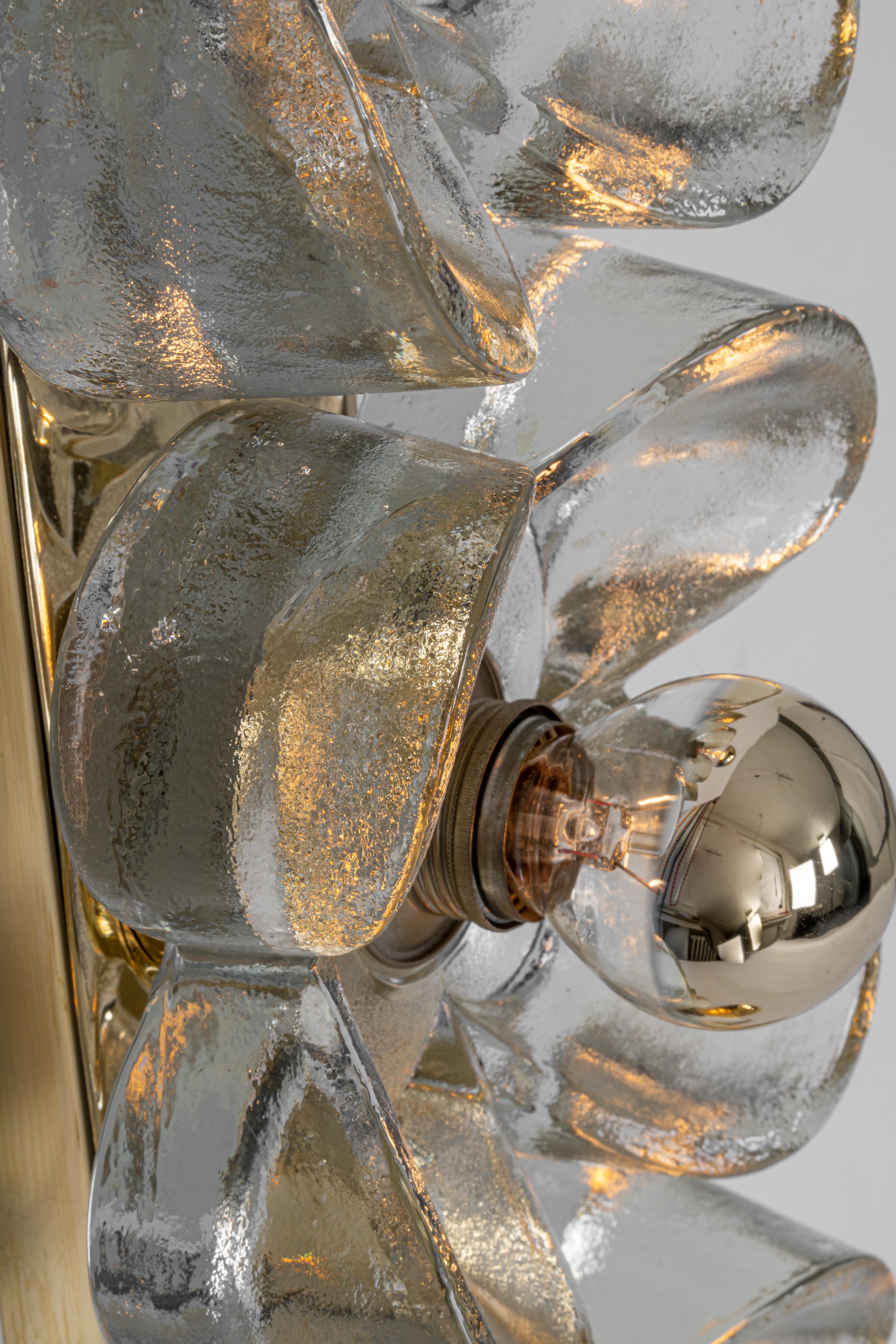 1 of 3 Stunning Glass Wall by Sische, Germany, 1970s For Sale 1