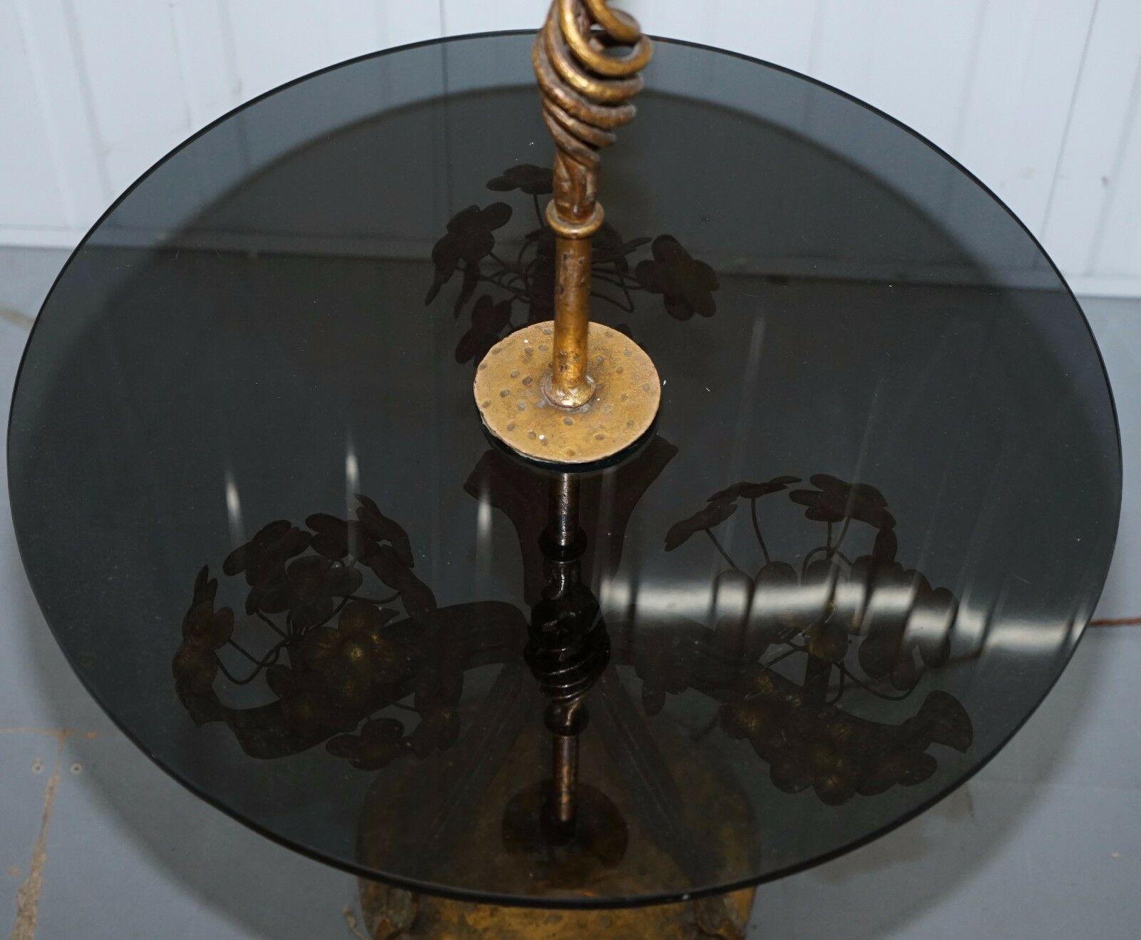 end table with built in lamp