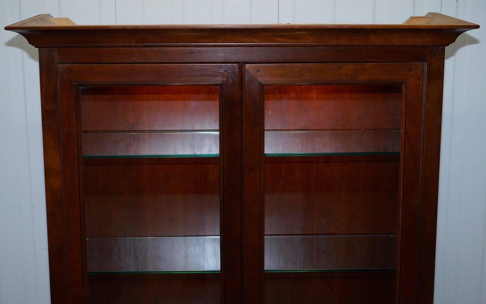 solid cherry wood bookcase