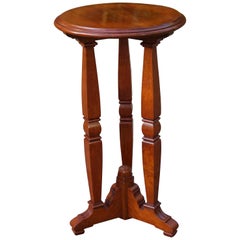 Vintage Stunning and Great Color Arts & Crafts Style Teak Wood Wine Table / Plant Stand