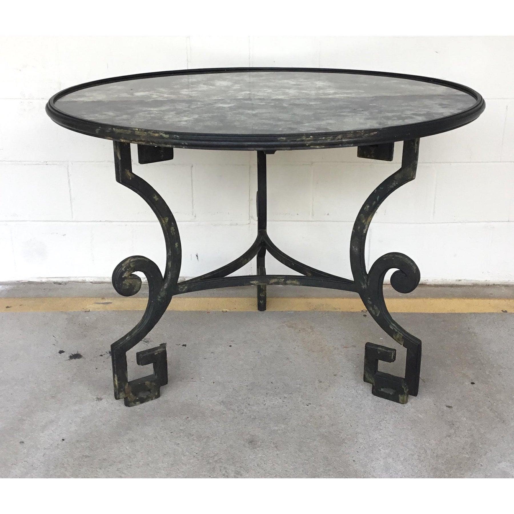 Contemporary Stunning Greek Key Center/Side Table by Jerry Pair for Formations