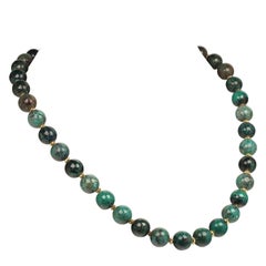 AJD Stunning Green Congolese Chrysocolla Necklace