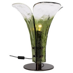 Stunning Green Murano Table Light by Carlo Nason for Kalmar, 1970s Stunning Green Murano Table Light by Carlo Nason for Kalmar, 1970s