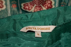 Stunning Green Silk Skirt by Anita Dongre