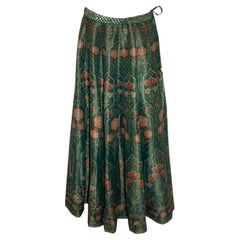 Stunning Green Silk Skirt by Anita Dongre