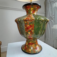 Stunning Hand Crafted 20th Century Kashmiri Table Lamp