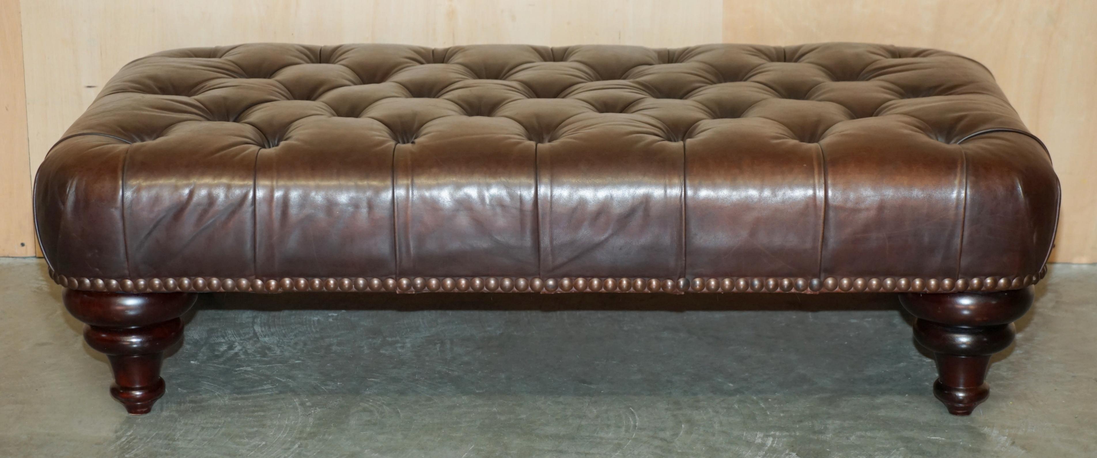 Royal House Antiques

Royal House Antiques is delighted to offer for sale this stunning George Smith Hand Dyed brown leather Chesterfield tufted footstool 

Please note the delivery fee listed is just a guide, it covers within the M25 only for the