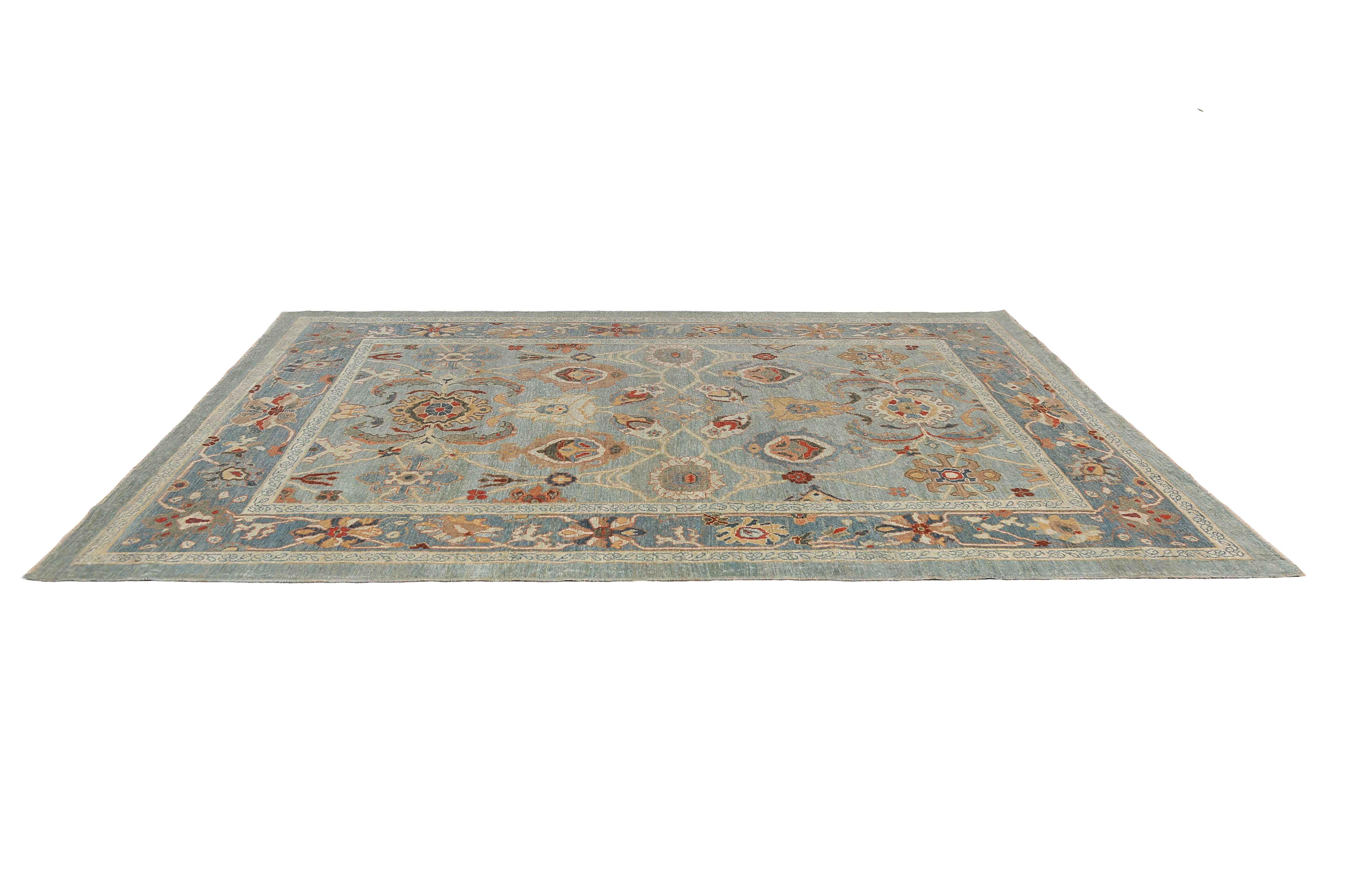 Hand-Knotted Stunning Handmade Sultanabad Classic Colors For Sale