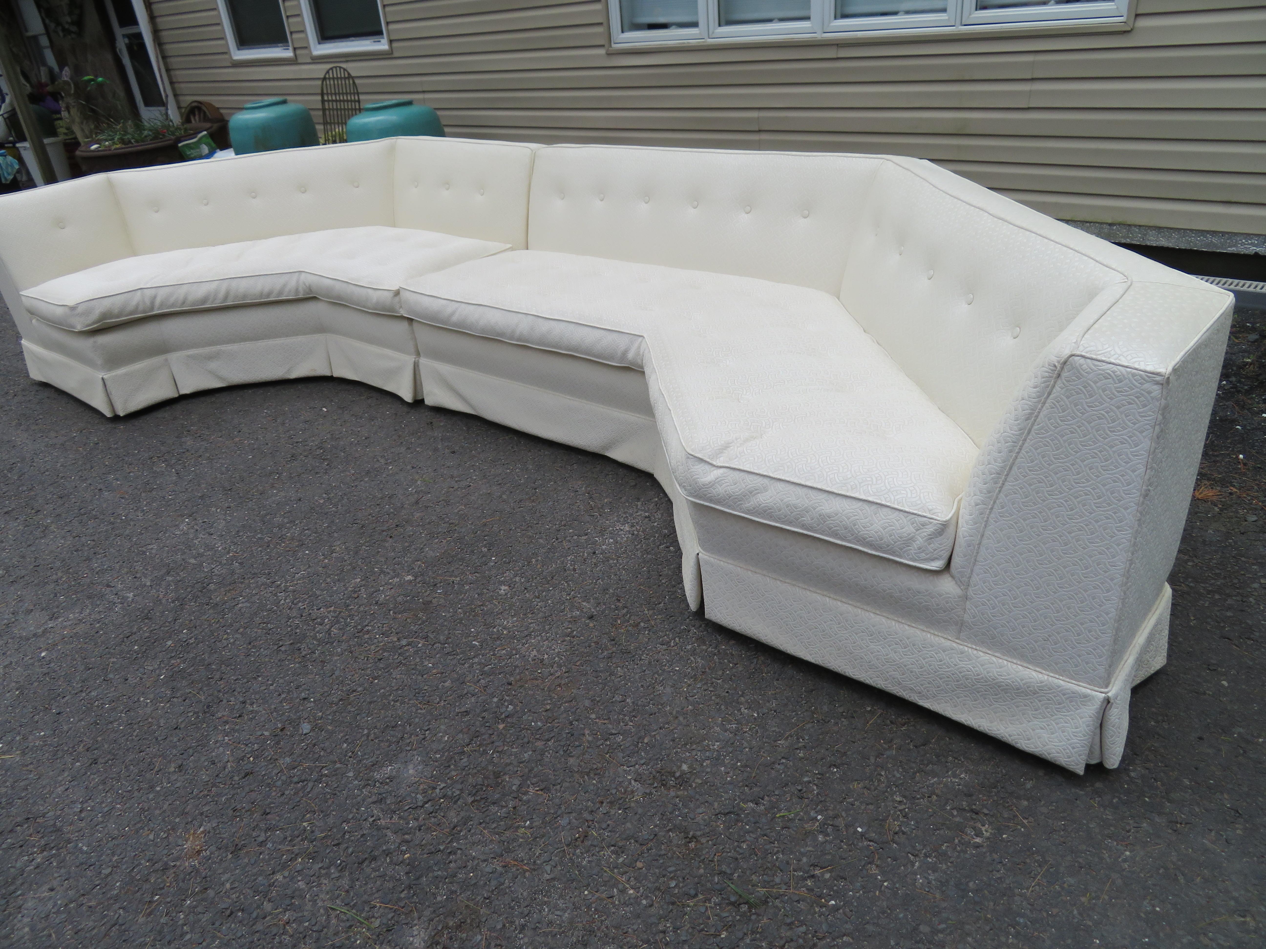 antilles leather sectional