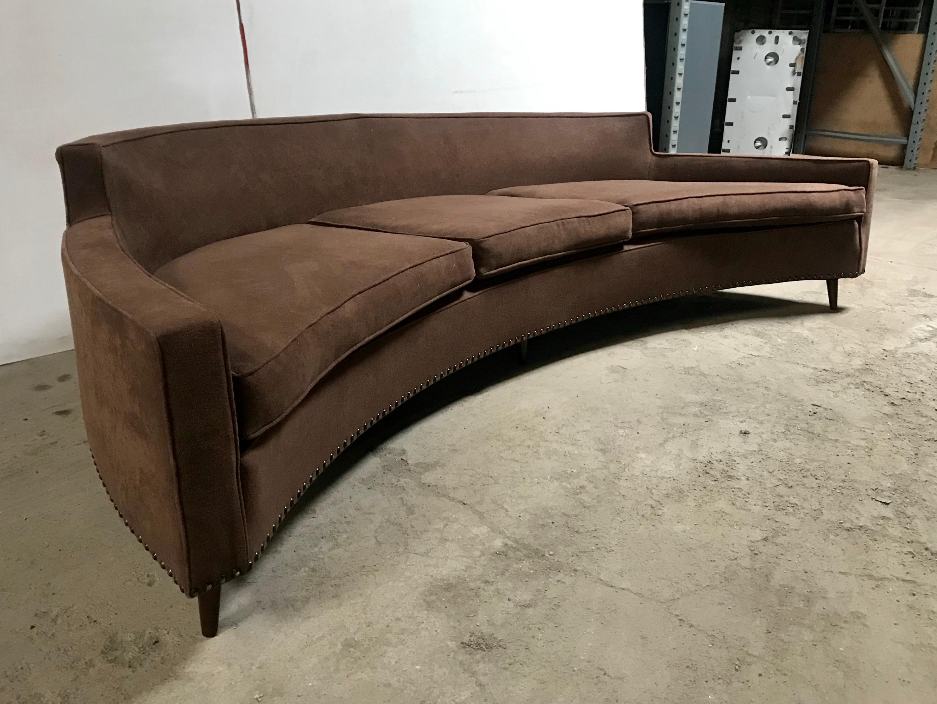 harvey probber curved sofa