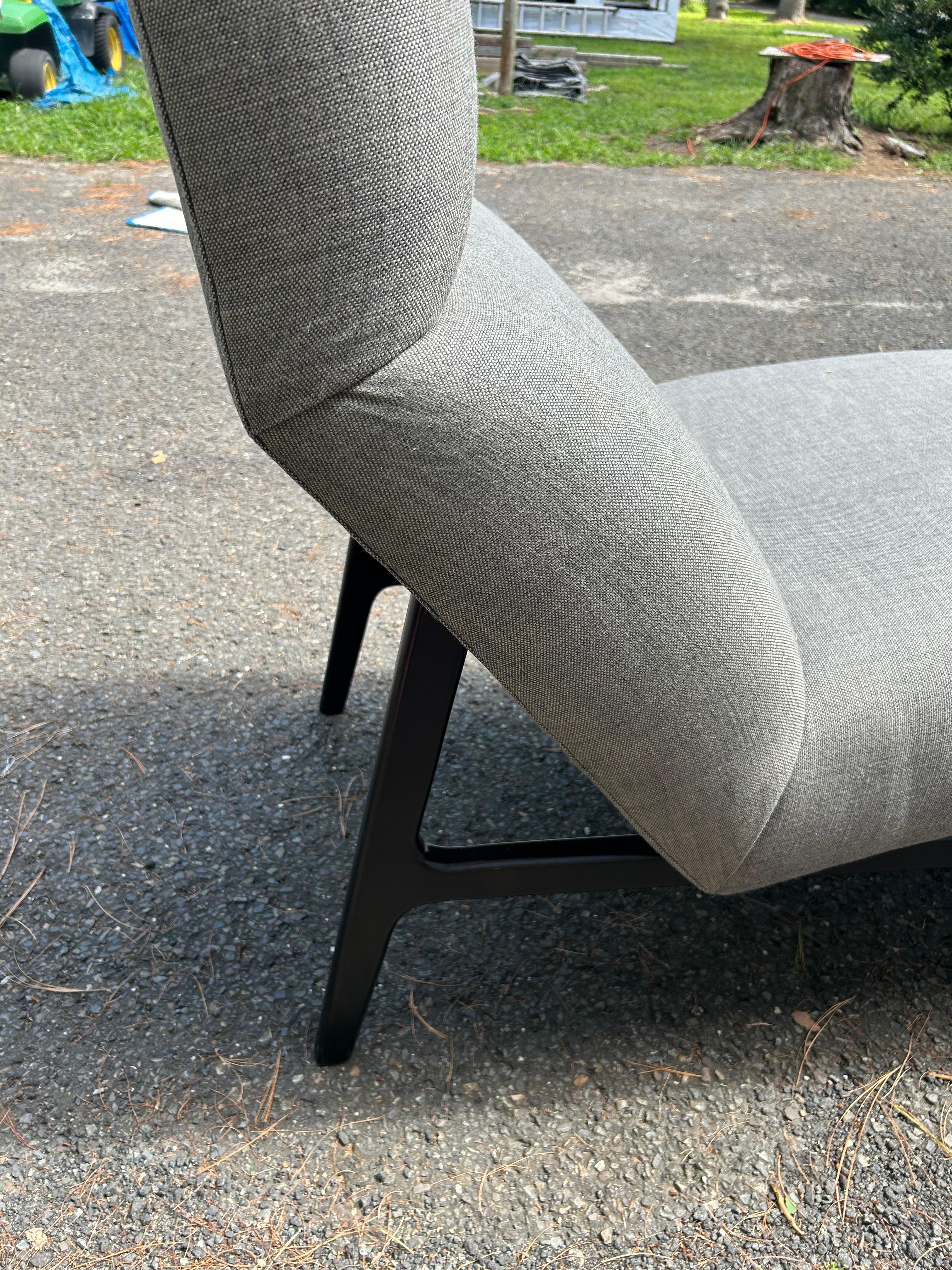 Stupefacente Chaise Lounge Contour in stile Harvey Probber, metà del secolo scorso. in vendita 6