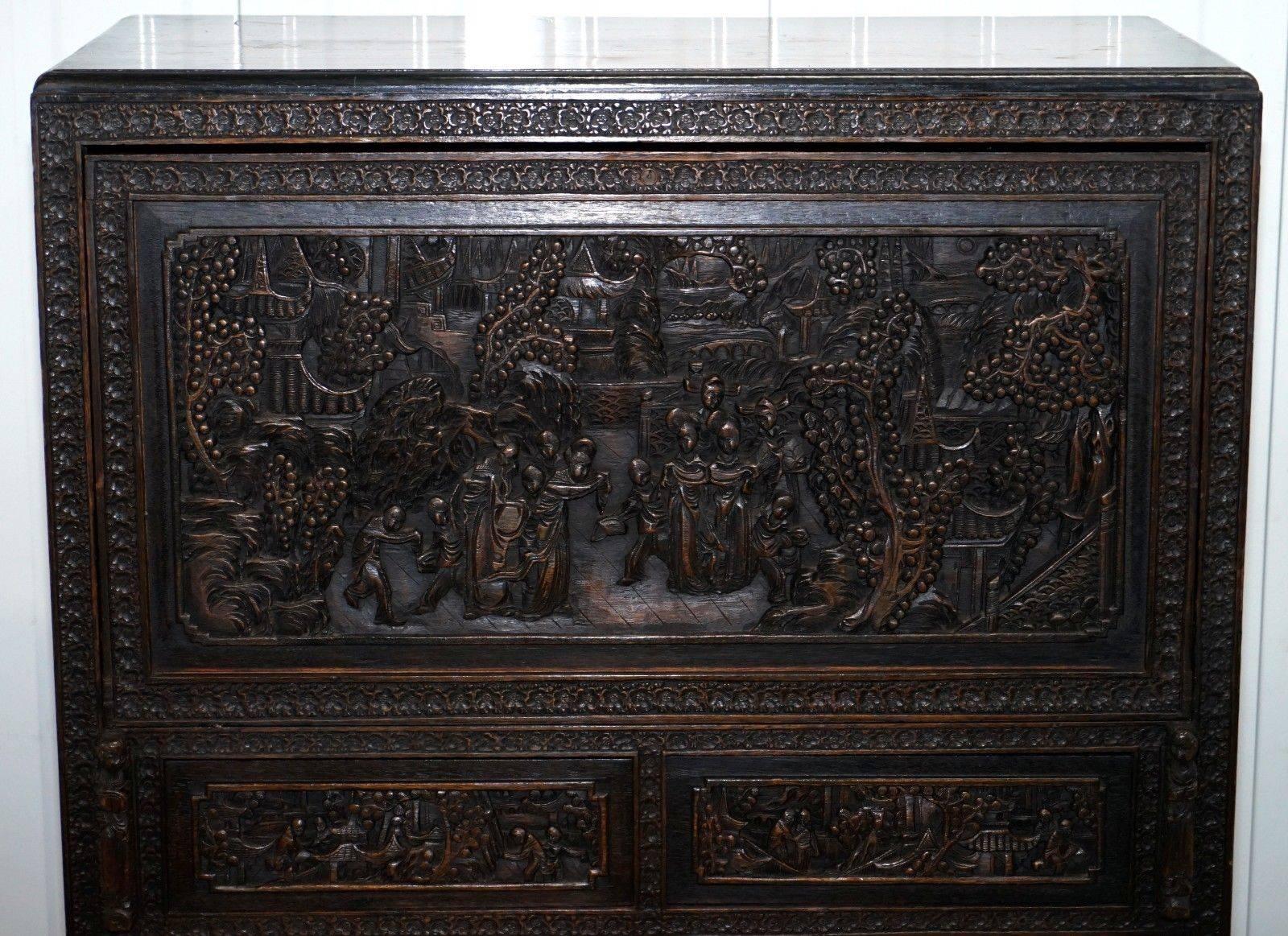 antique chinese cupboard