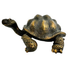 Stunning heavy 20th Century Greek Tortoise Bronze Figure 1960s, Austria