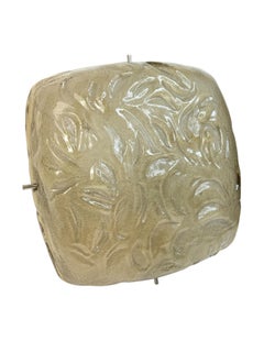 stunning heavy Murano Glass Flush Mount by RZB Leuchten, Germany circa 1970