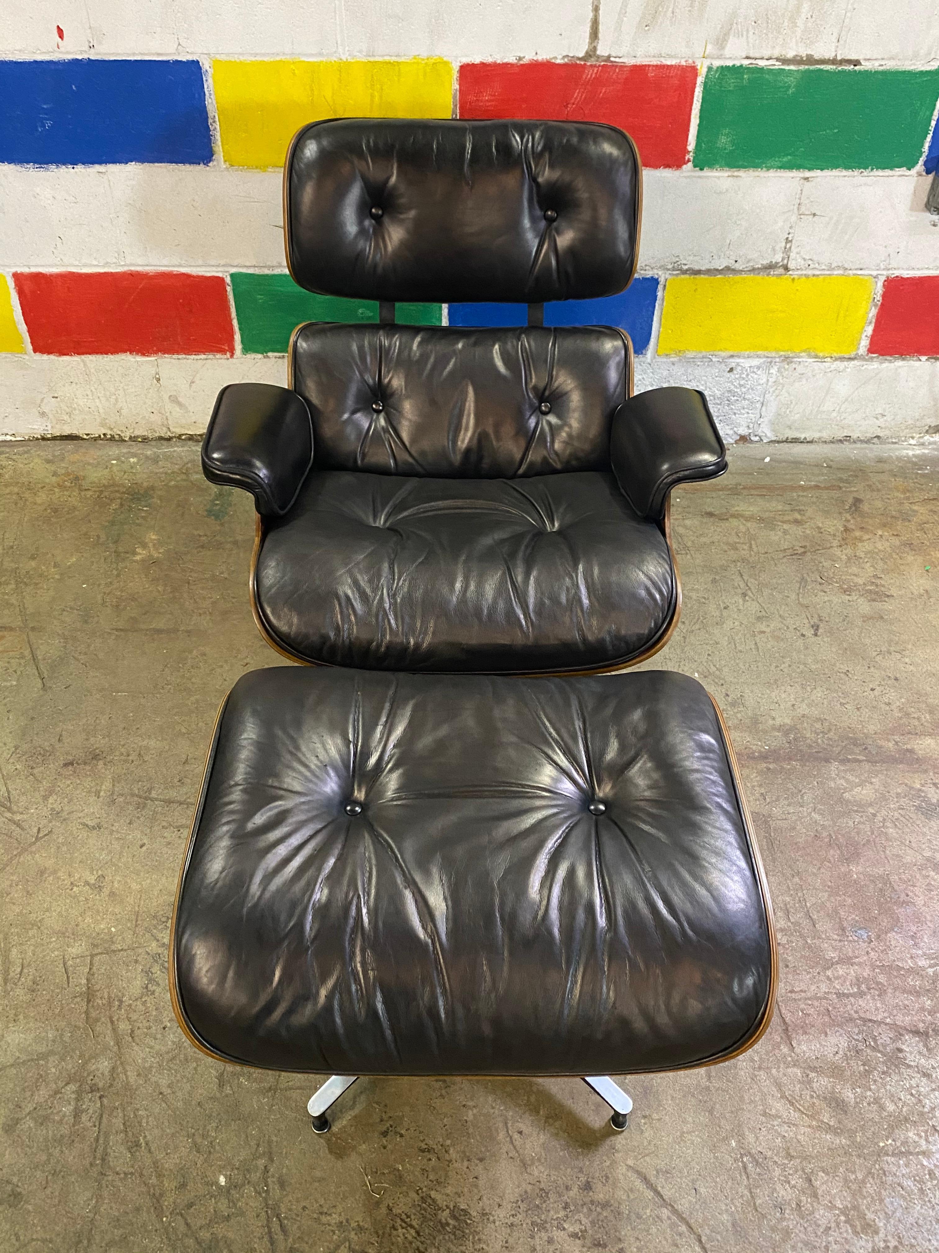 American Stunning Herman Miller Eames Lounge Chair and Ottoman