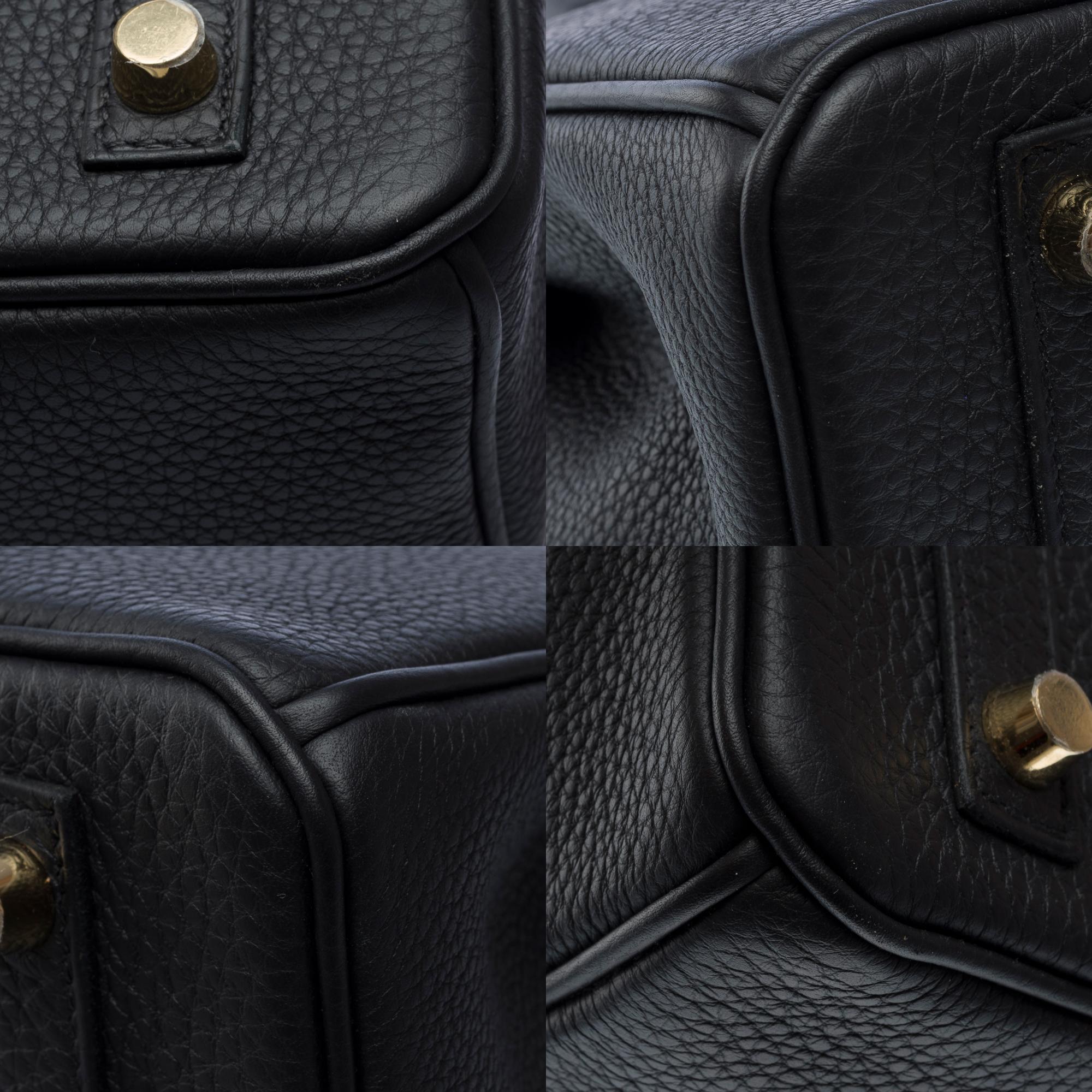 Stunning Hermes Birkin 30 handbag in Black Togo leather, GHW 8