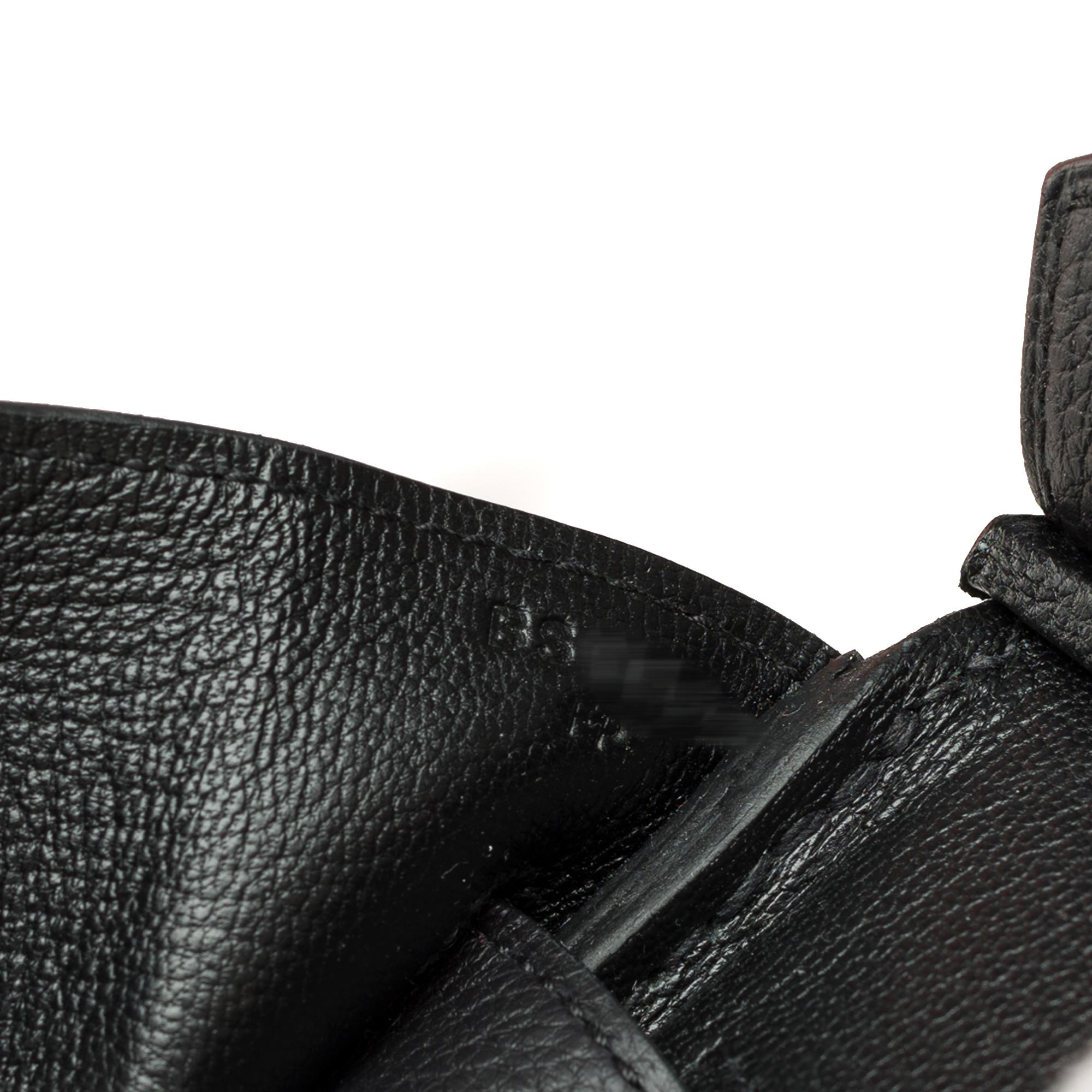 Stunning Hermes Birkin 30 handbag in Black Togo leather, GHW 4