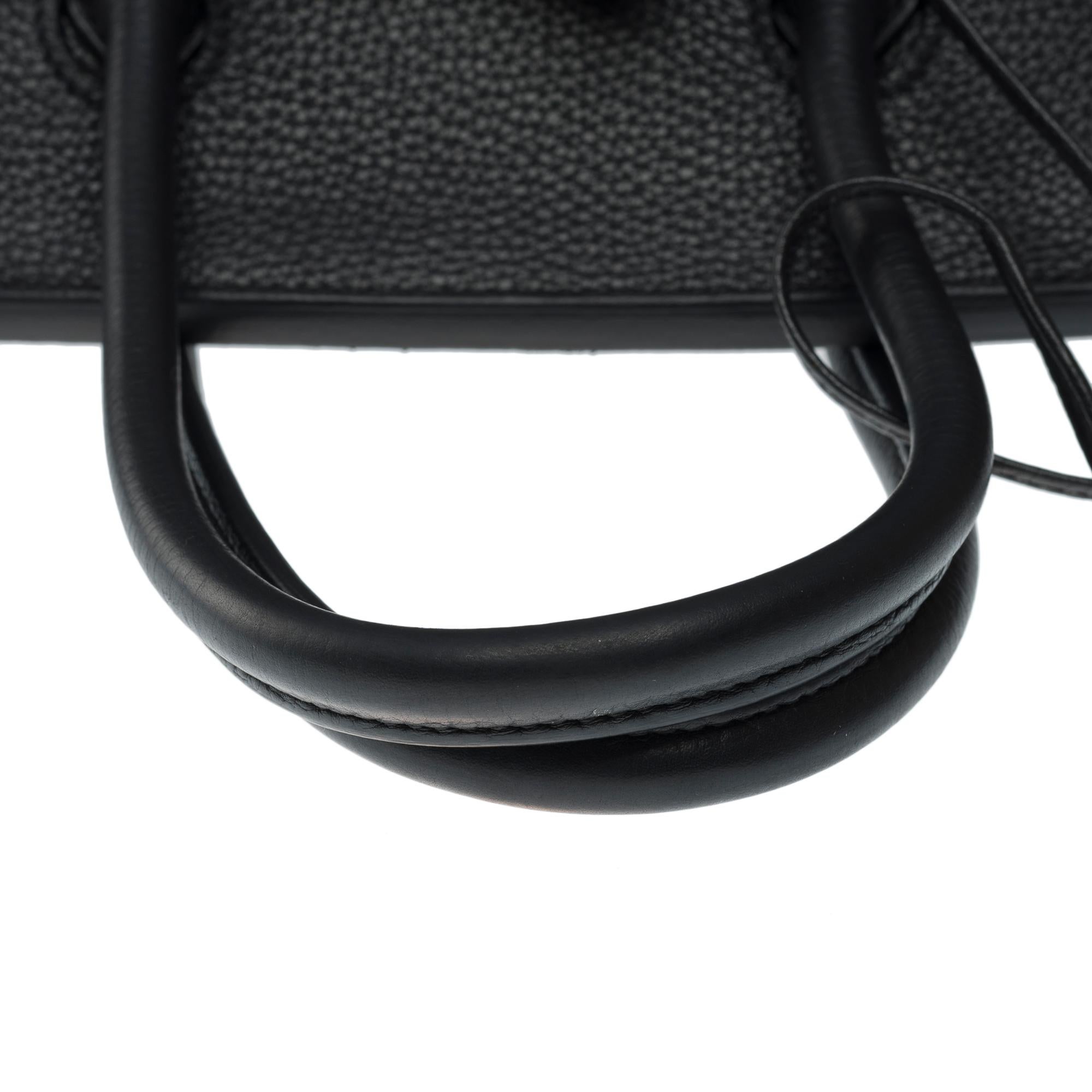 Superbe sac à main Hermès Birkin 30 en cuir Togo noir, SHW en vente 6
