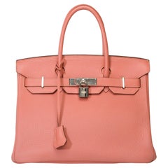 Used Stunning Hermes Birkin 30 handbag in Rose Tea Togo leather, SHW