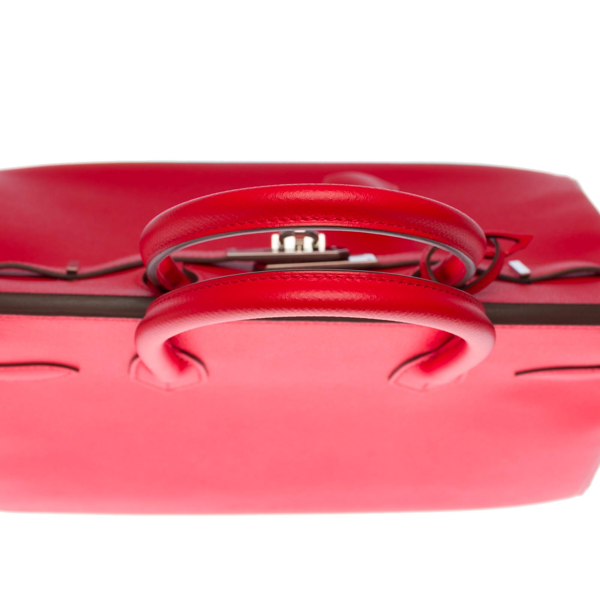 Stunning Hermès Birkin 30 handbag in Rouge de Coeur Epsom leather, SHW 2
