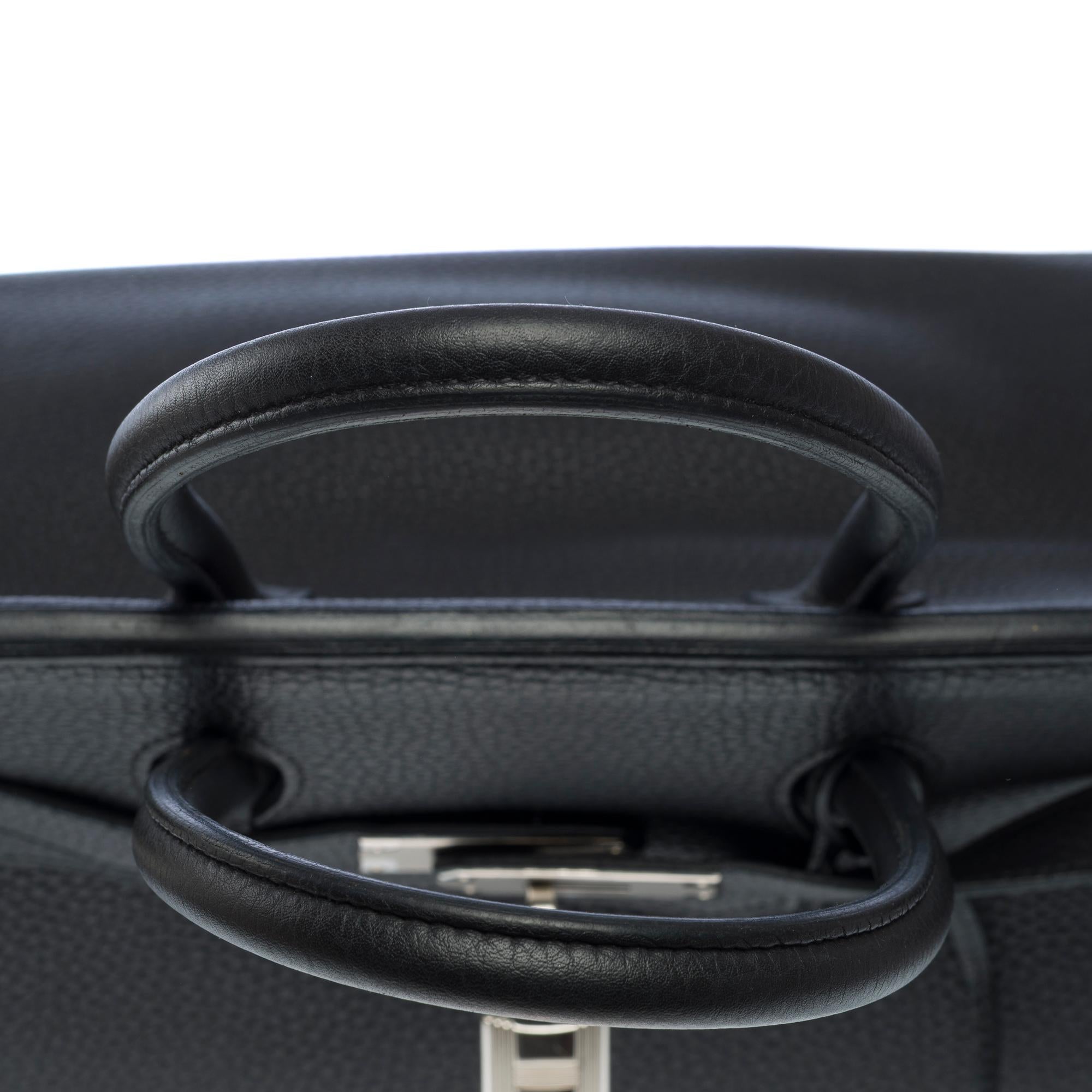 Stunning Hermes Birkin 35 handbag in Black Togo Calf leather, PHW 6