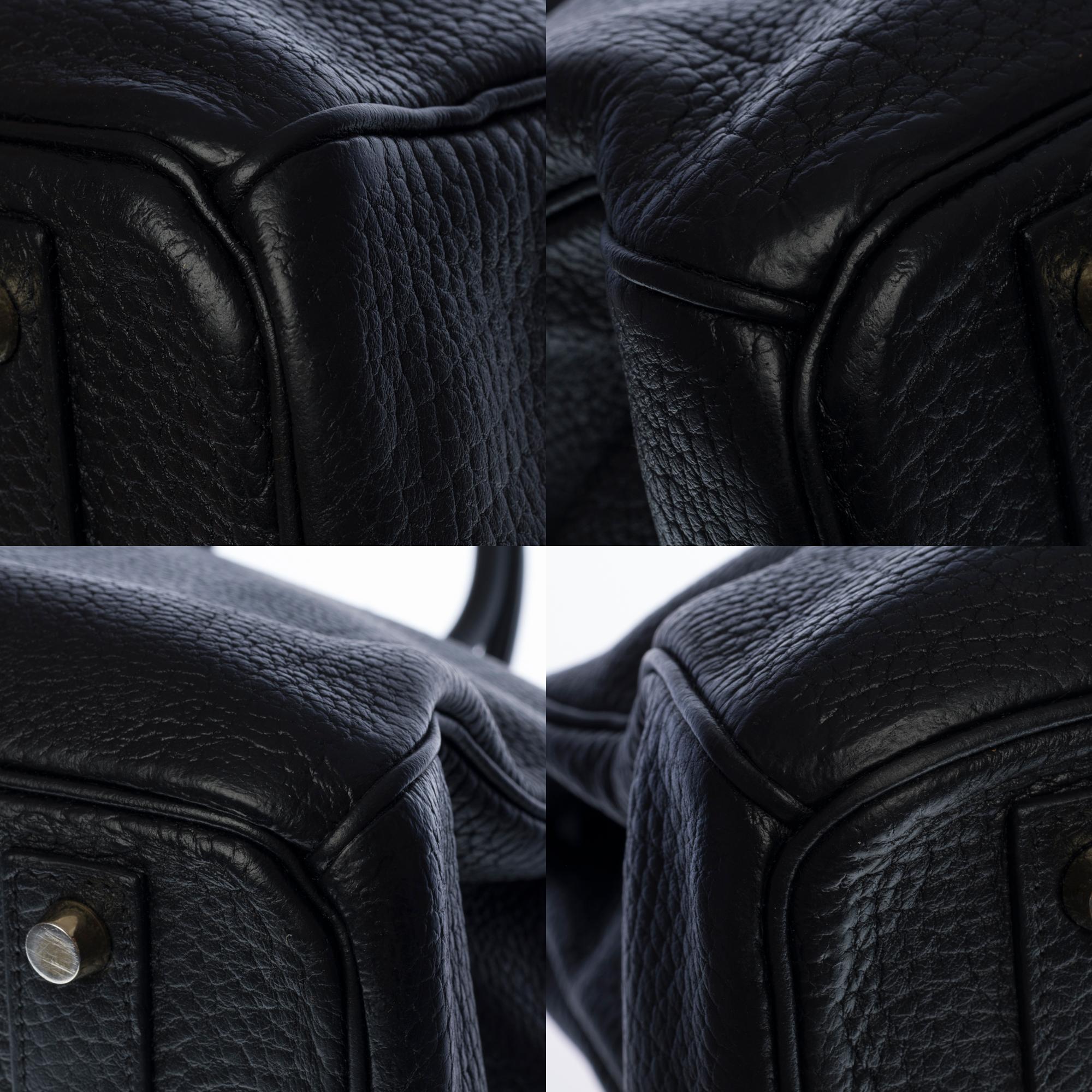 Stunning Hermes Birkin 40cm handbag in Black Togo leather, GHW 6