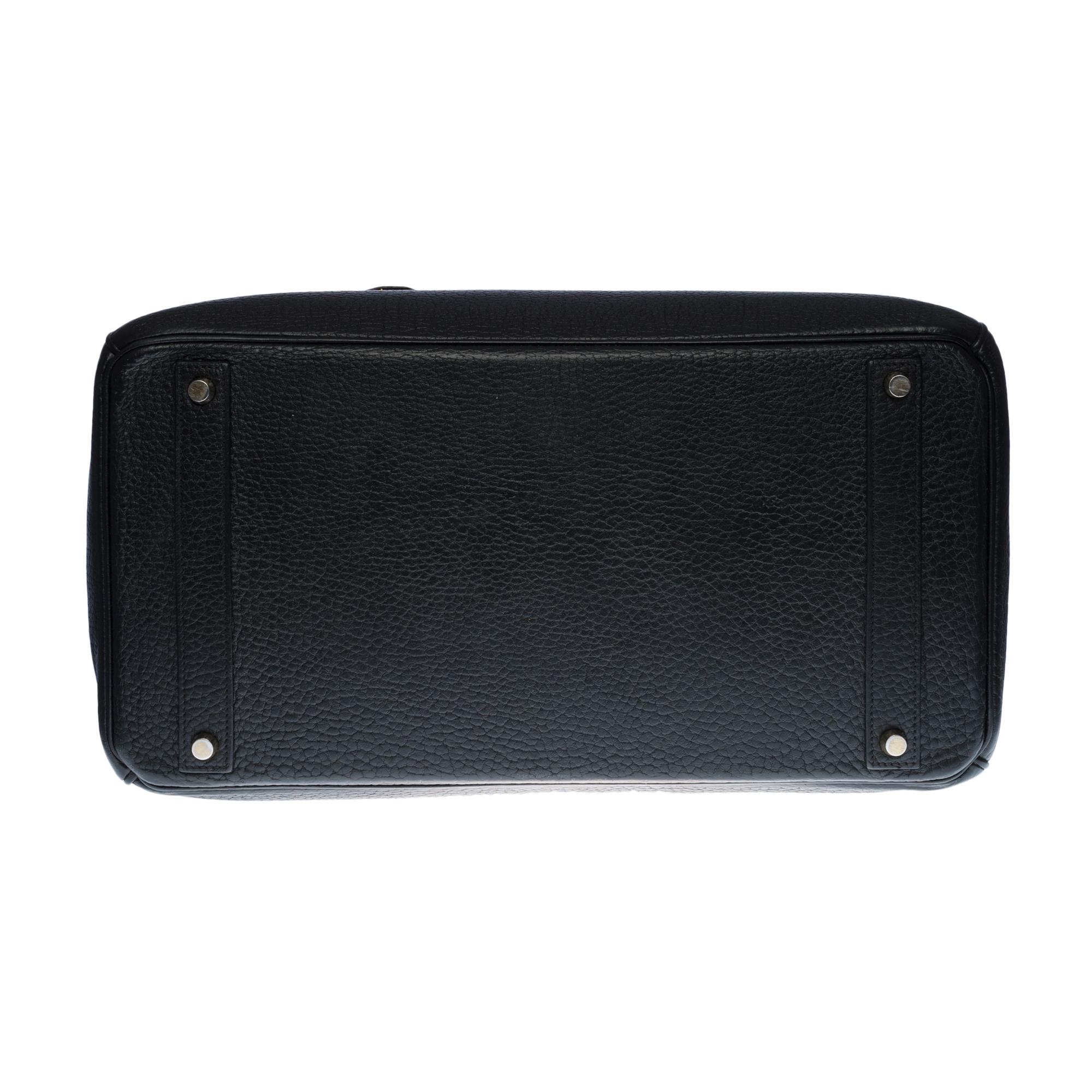 Stunning Hermes Birkin 40cm handbag in Black Togo leather, GHW 5