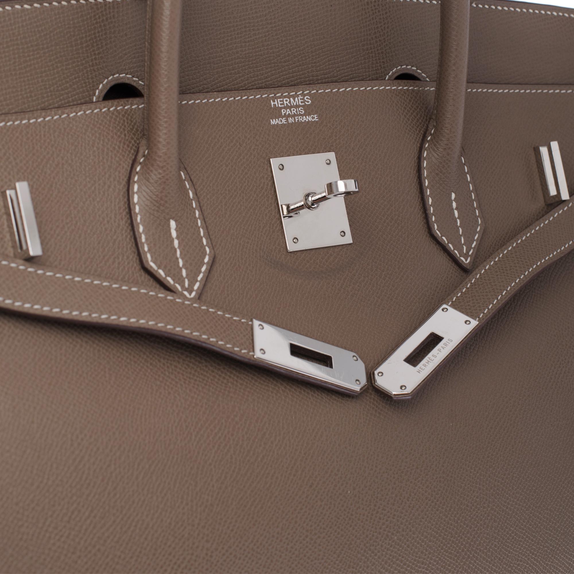 Women's or Men's Stunning Hermes Birkin 40cm handbag in Brown Togo leather with gold hardware