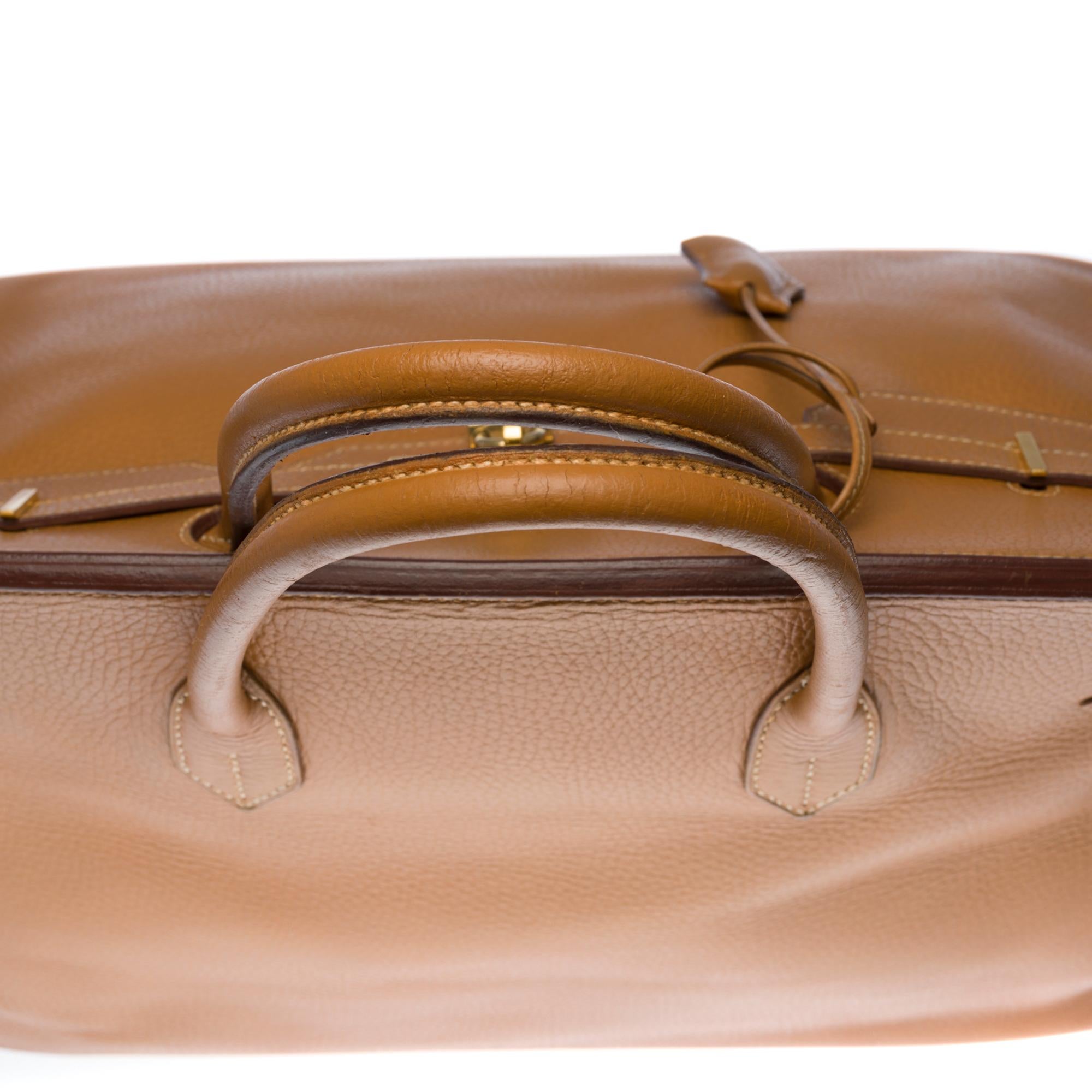 Stunning Hermes Birkin 40cm handbag in Gold Vache d'Ardenne leather, GHW 3