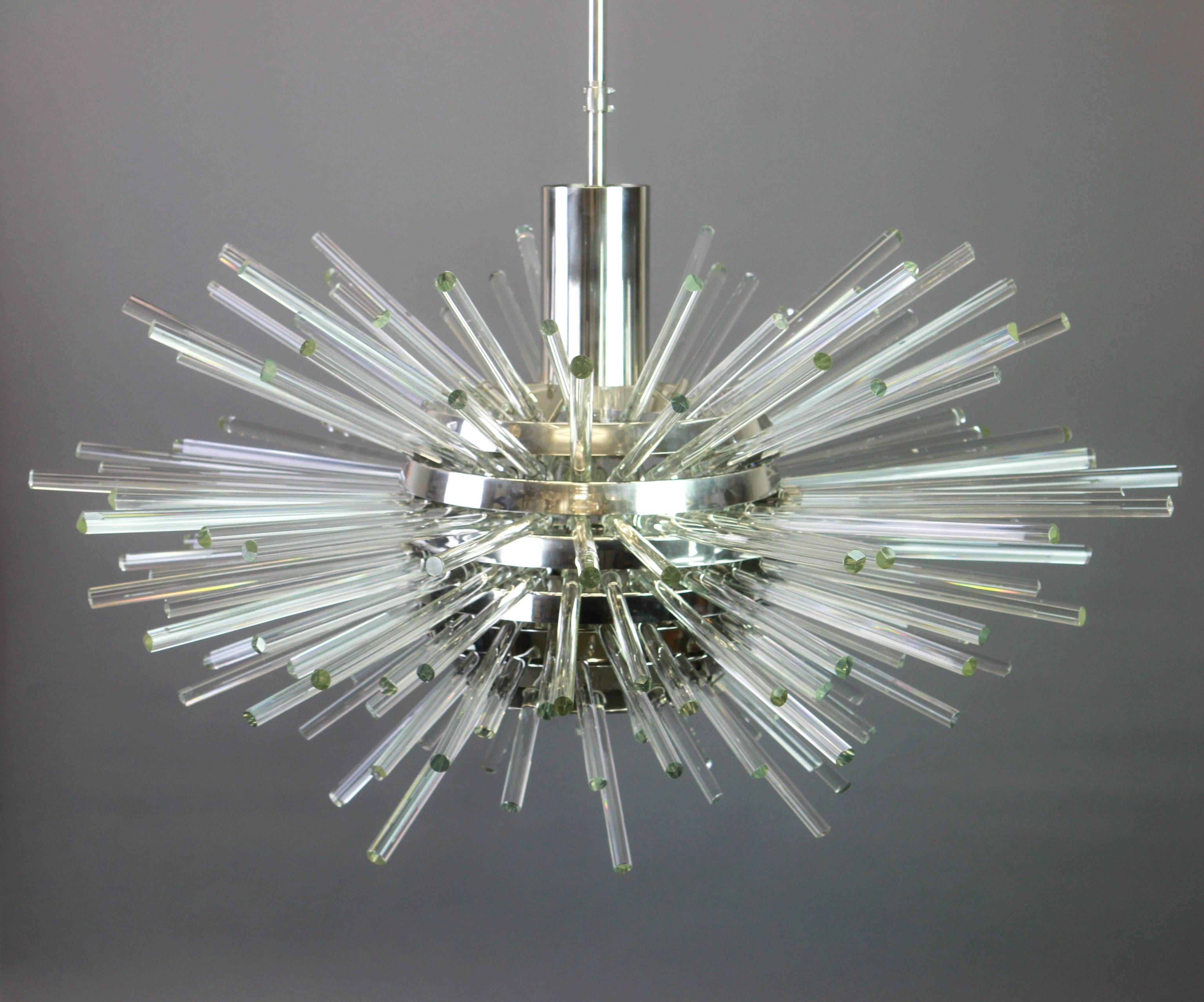 Stunning Huge “Miracle” Chandelier by Bakalowits, Austria, Vienna, 1960s For Sale 3