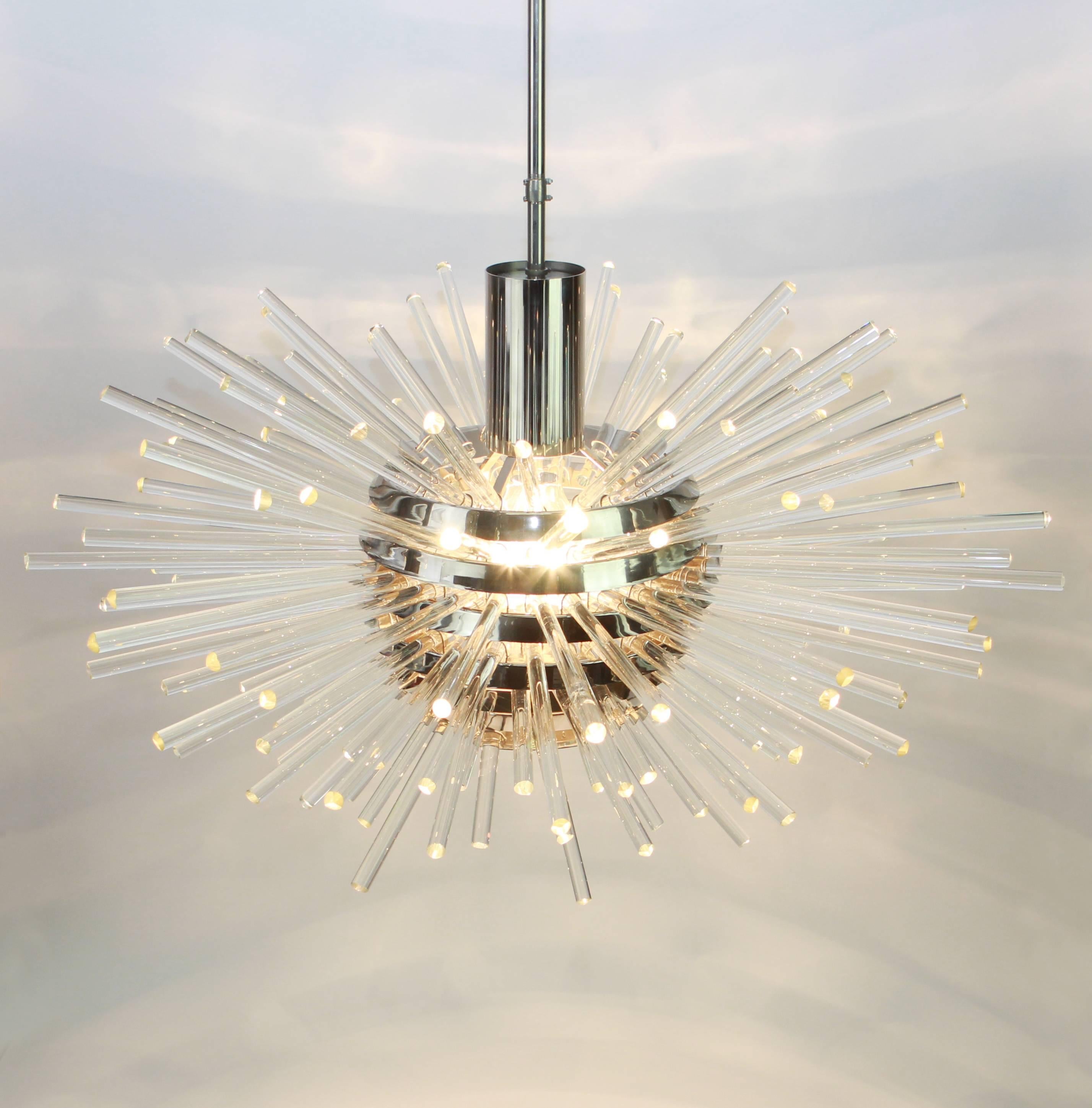 Stunning Huge “Miracle” Chandelier by Bakalowits, Austria, Vienna, 1960s In Good Condition For Sale In Aachen, NRW
