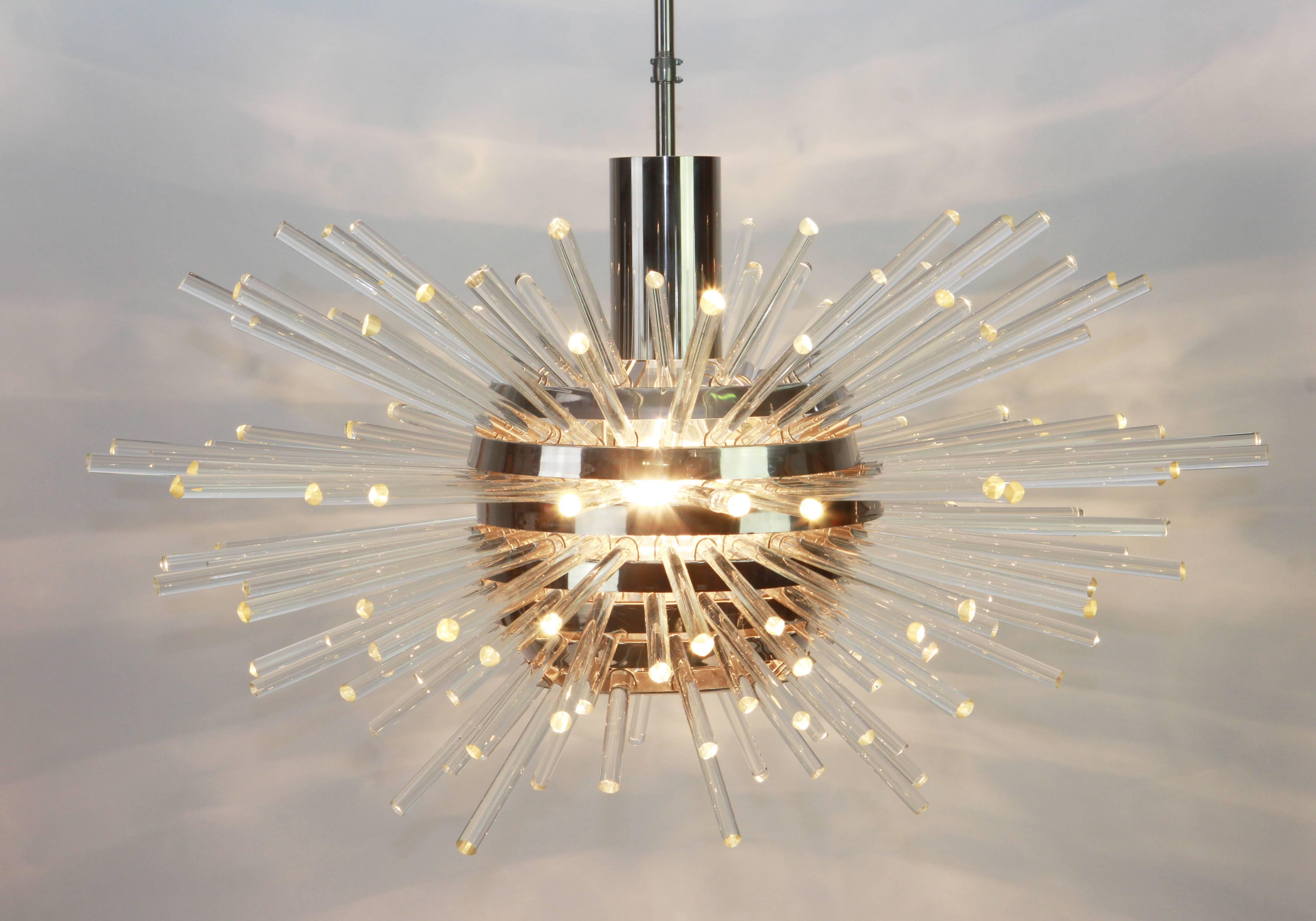 Stunning Huge “Miracle” Chandelier by Bakalowits, Austria, Vienna, 1960s For Sale 2