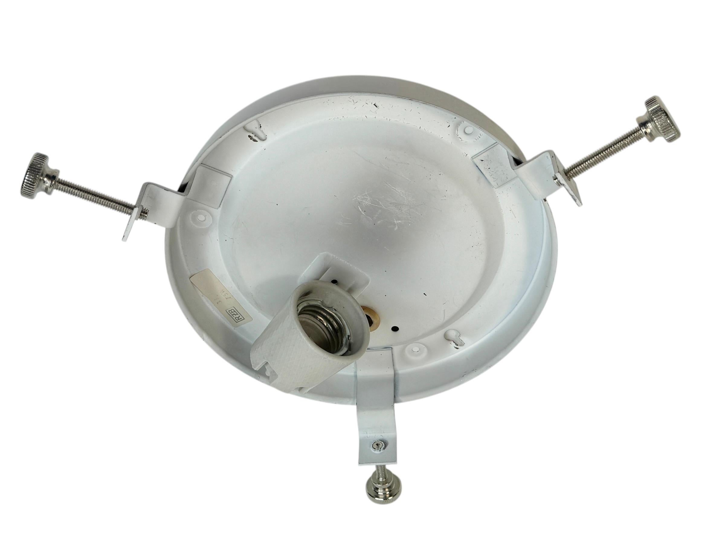stunning Ice Murano Glass Flush Mount by RZB Leuchten, Germany circa 1970 For Sale 4