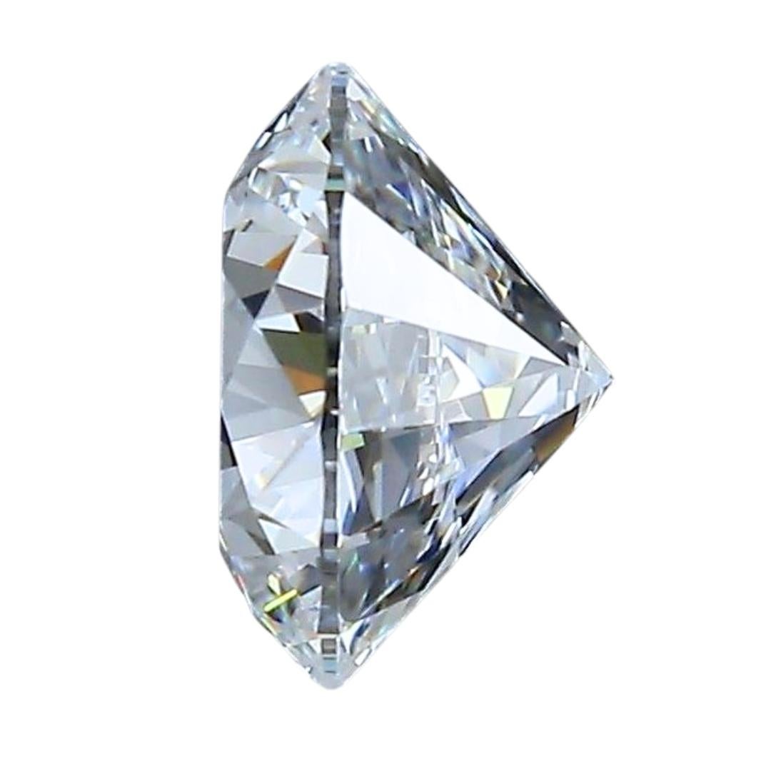 Round Cut Stunning Ideal Cut 1pc Natural Diamond w/1.00ct For Sale