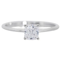 Stunning Ideal Cut Solitaire Ring w/1.00ct - GIA Certified 
