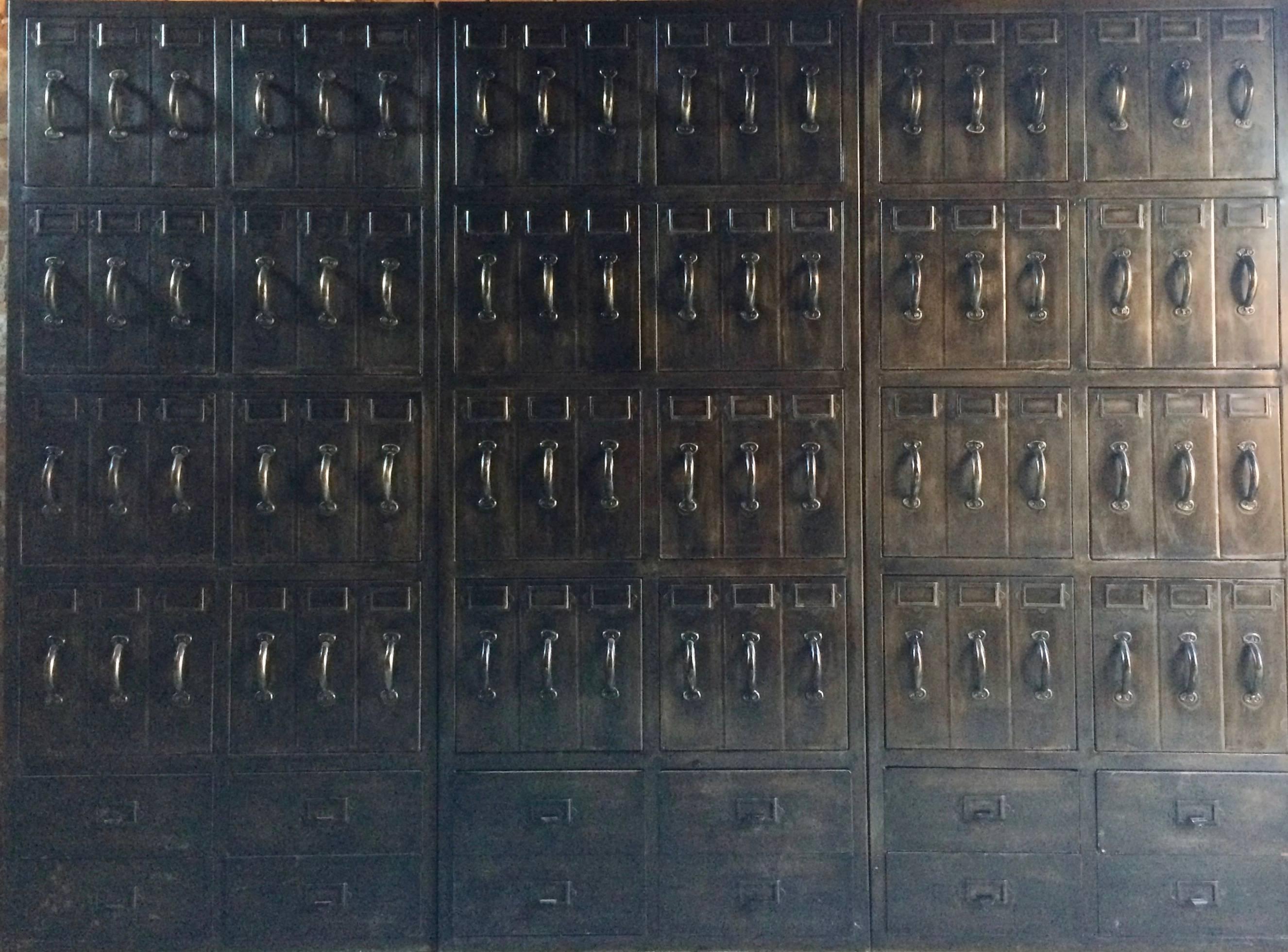 large metal lockers