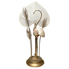 Stunning Italian Design Midcentury Modern Antonio Pavia Crane Table Lamp