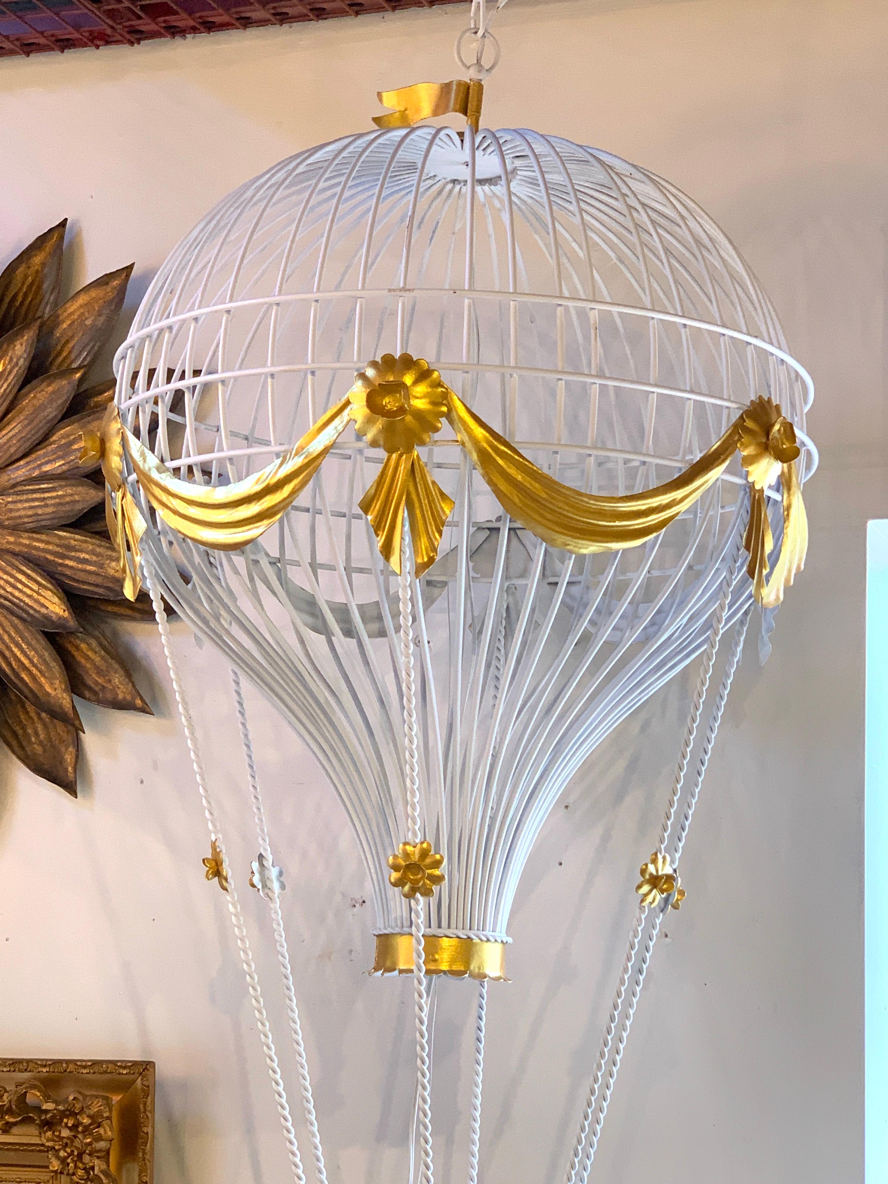 hot air balloon chandeliers