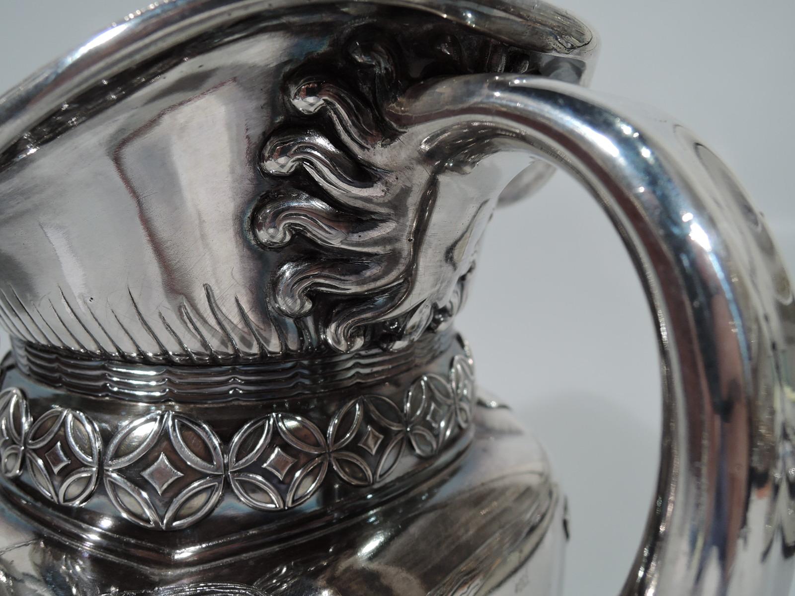 Stunning Japonesque Sterling Silver Dragonfly Water Pitcher by Whiting 2