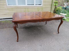 Stunning John Widdicomb Parquet Inlay Country French Provincial Dining Table