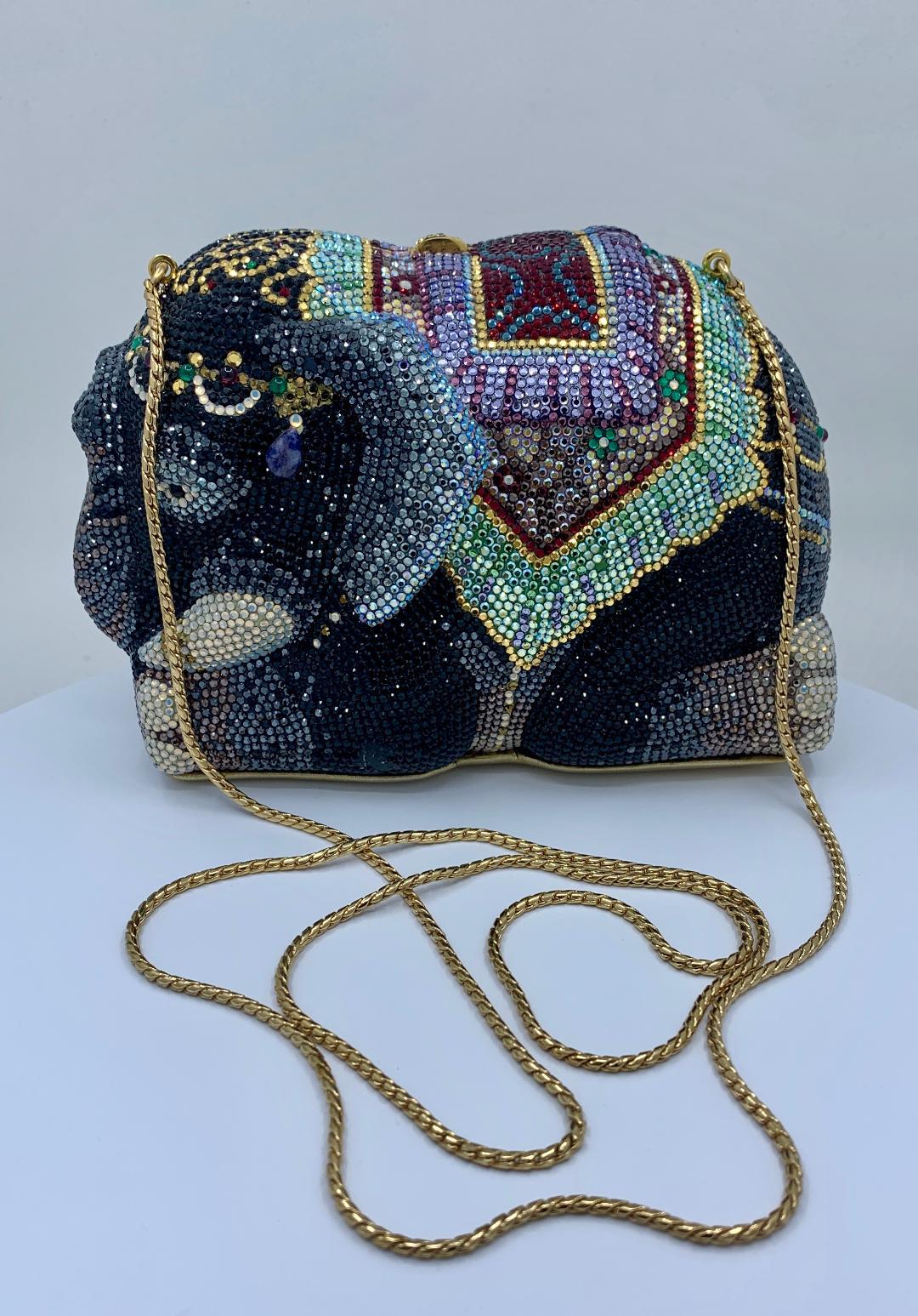 Stunning Judith Leiber Maharaja “Trunks Up For Good Luck